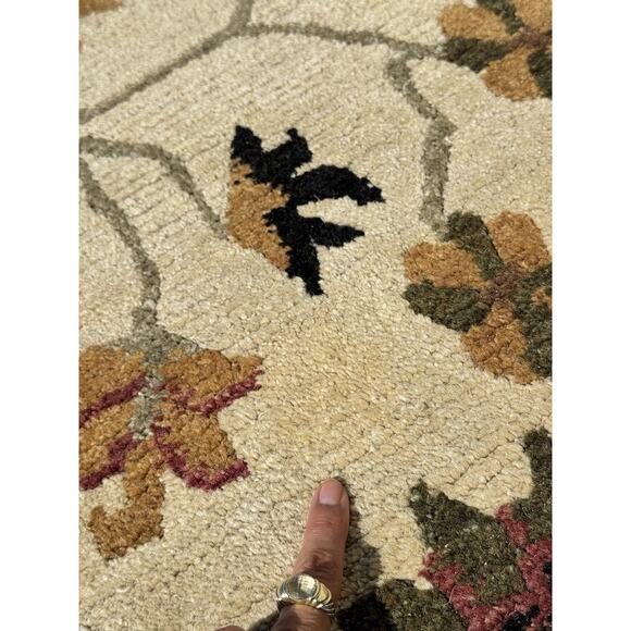 Tufenkian Tibetan Oriental Floral Hand Woven Wool Luxurious Rug Ret $3,375 - Picture 12 of 15